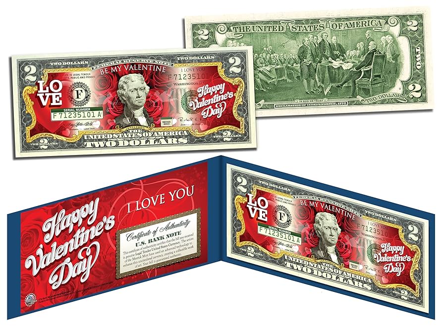 Amazon.com: Happy Valentine's Day Red Uncirculated Two